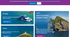 Desktop Screenshot of dolphincruises.co.nz